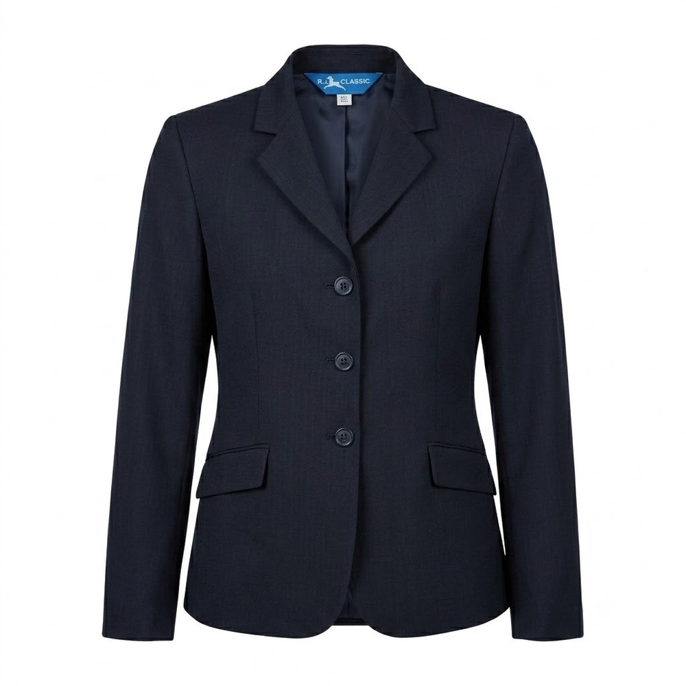 RJ Classics Youth 18R Navy Blue Equestrian Show Coat Hunt Jacket 3-Button -‎ CJ